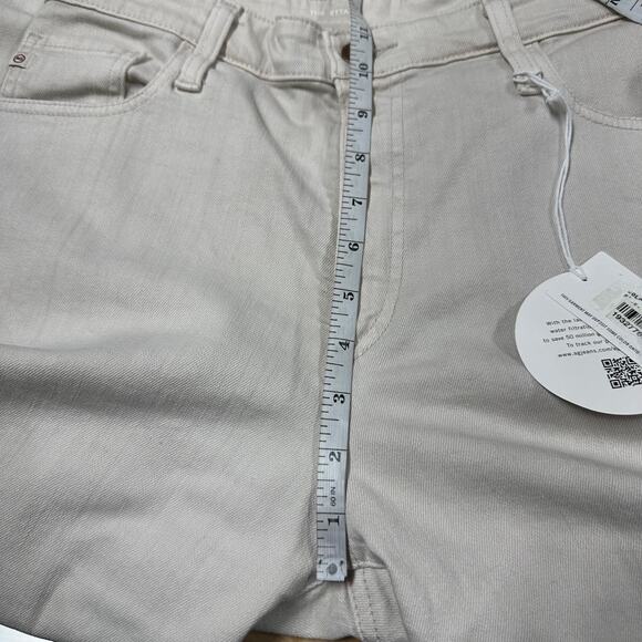 AG Adriano Goldschmied NWT The Etta High Waist Crop Raw Hem Jeans Size 32R - Picture 9 of 11